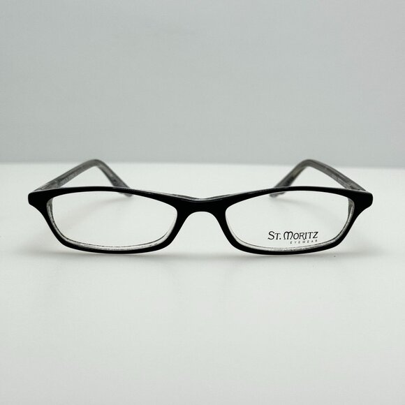 St Moritz Eyeglasses Eye Glasses Frames Cyber Z4 Black 50-17-135 - Picture 3 of 6